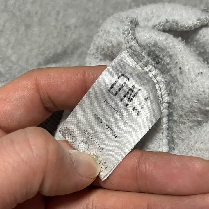 [BUNJANG] ONA Basement Gray Oversized Hoodie L / ONA 베이스먼트 회색 오버핏 후드티 L