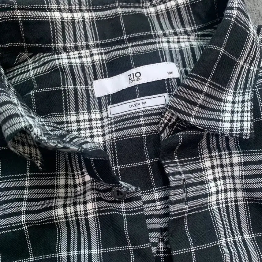 [BUNJANG] ZioZio Oversized Checkered Shirt / 지오송지오 오버핏 체크 셔츠 105