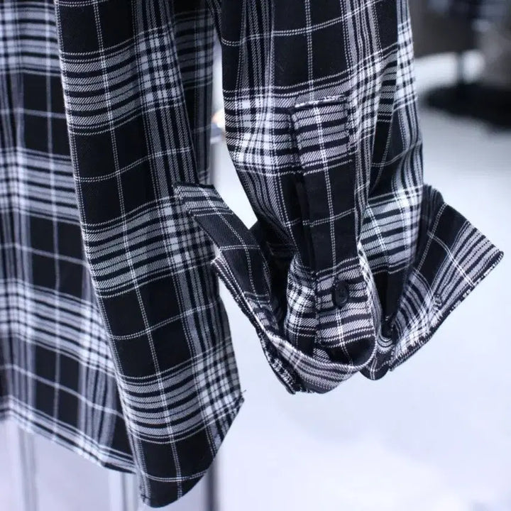 [BUNJANG] ZioZio Oversized Checkered Shirt / 지오송지오 오버핏 체크 셔츠 105