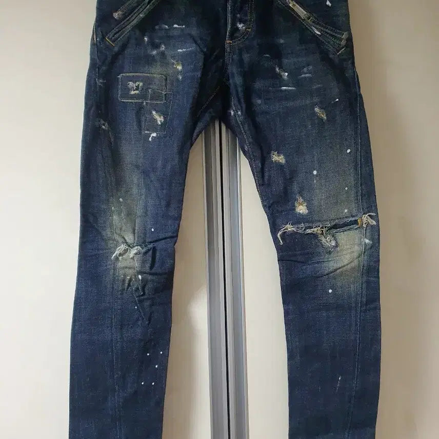 [BUNJANG] Dsquared2 Cool Guy Twist Biker Jeans / 정품 디스퀘어드 콜마이너 트위스트 배기진 44