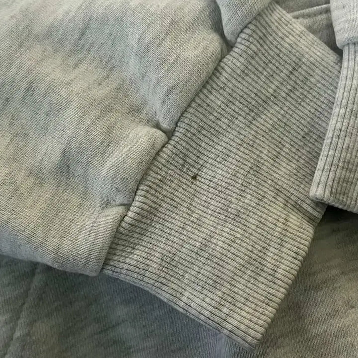 [BUNJANG] IAB Studio Half-Zip Pullover Light Gray / 아이앱 스튜디오 하프집업 풀오버 라이트 그레이