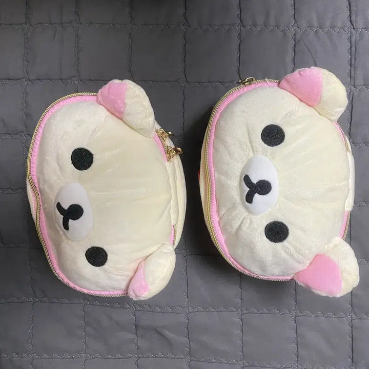 [BUNJANG] Rilakkuma Korilakkuma Makeup Pouch Organizer / 리락쿠마 코리락쿠마 화장품 파우치 정리함 세면백