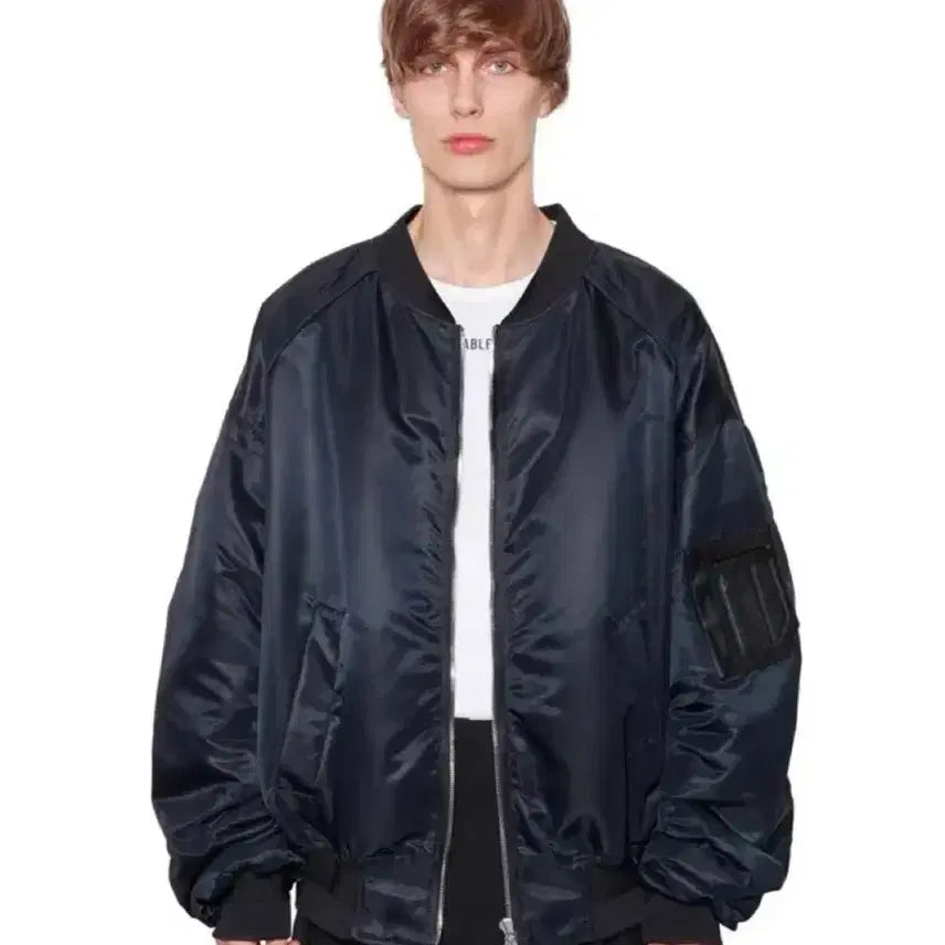 [BUNJANG] JunJ Reversible MA-1 Jacket Black Red Size 46 / 준지 리버시블 마원 ma-1 블랙 레드 46 사이즈