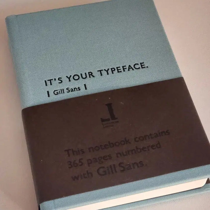 [BUNJANG] Typeface Gill Sans Edition Notebook / Typeface Notebook Gill Sans 에디션 다이어리 노트