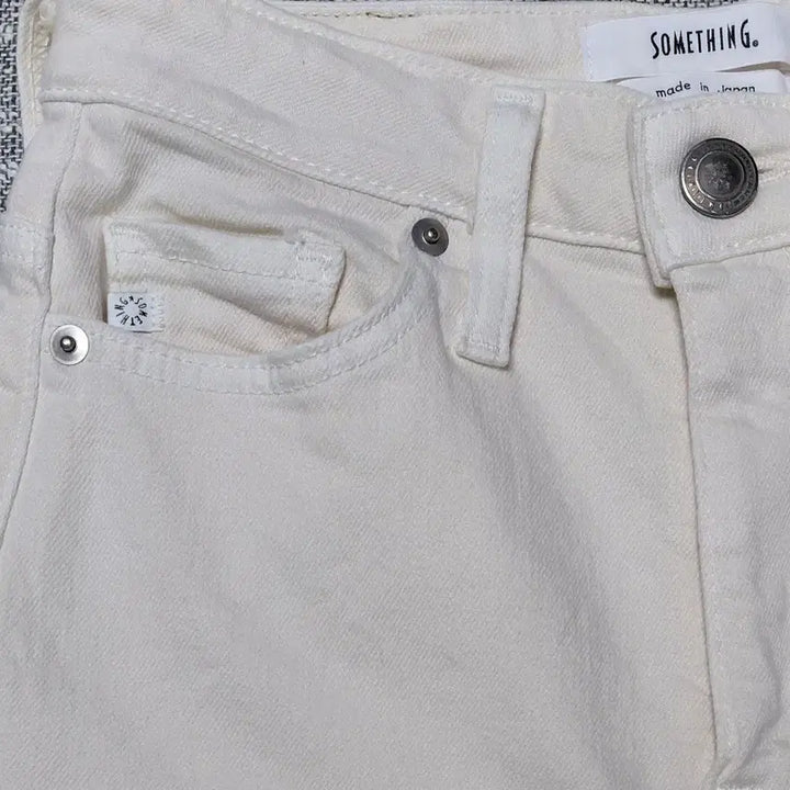 [BUNJANG] SOMETHING Lisa Wide Denim Pants / (새상품) SOMETHING 리사 와이드 데님 아이보리 XS