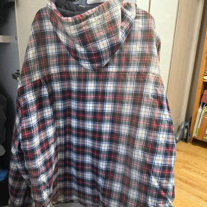 [BUNJANG] Balenciaga Checkered Hooded Shirt / 발렌시아가 체크후드 m사이즈 팝니다