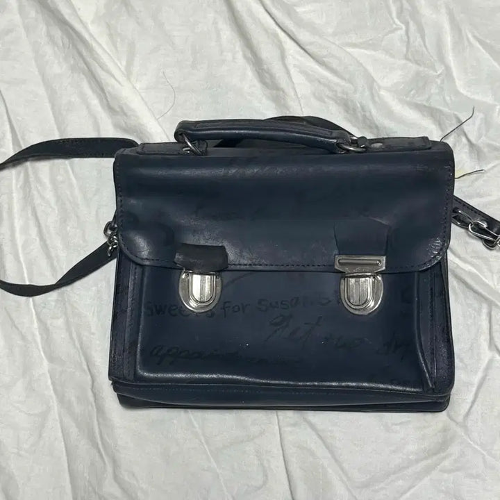 [BUNJANG] Comme des Garcons Graffiti Satchel Bag / 꼼데가르송 made in france 낙서 그래피티 사첼백