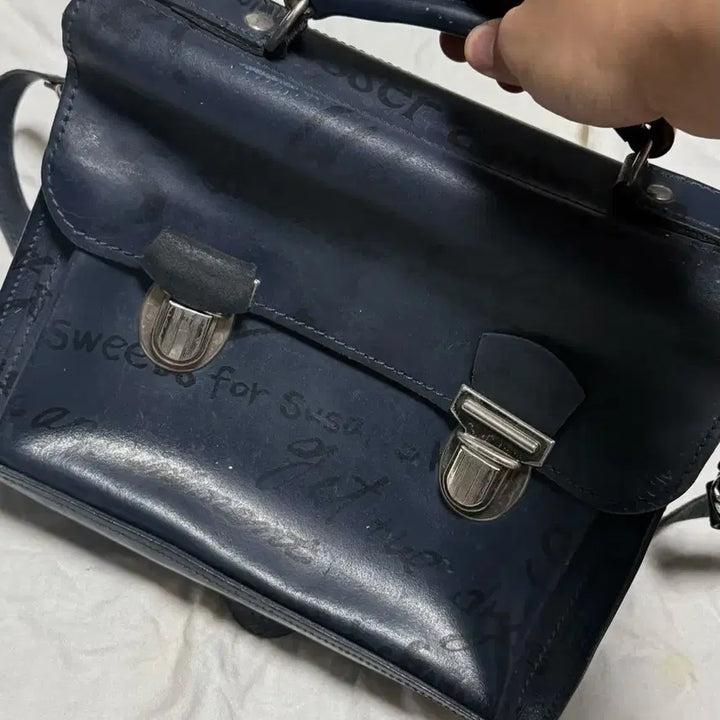 [BUNJANG] Comme des Garcons Graffiti Satchel Bag / 꼼데가르송 made in france 낙서 그래피티 사첼백