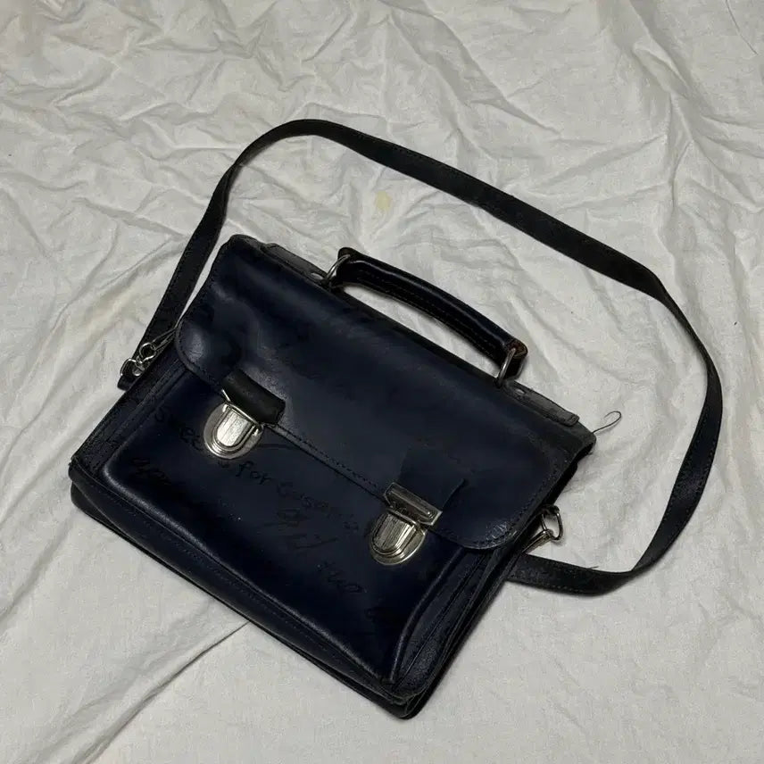 [BUNJANG] Comme des Garcons Graffiti Satchel Bag / 꼼데가르송 made in france 낙서 그래피티 사첼백