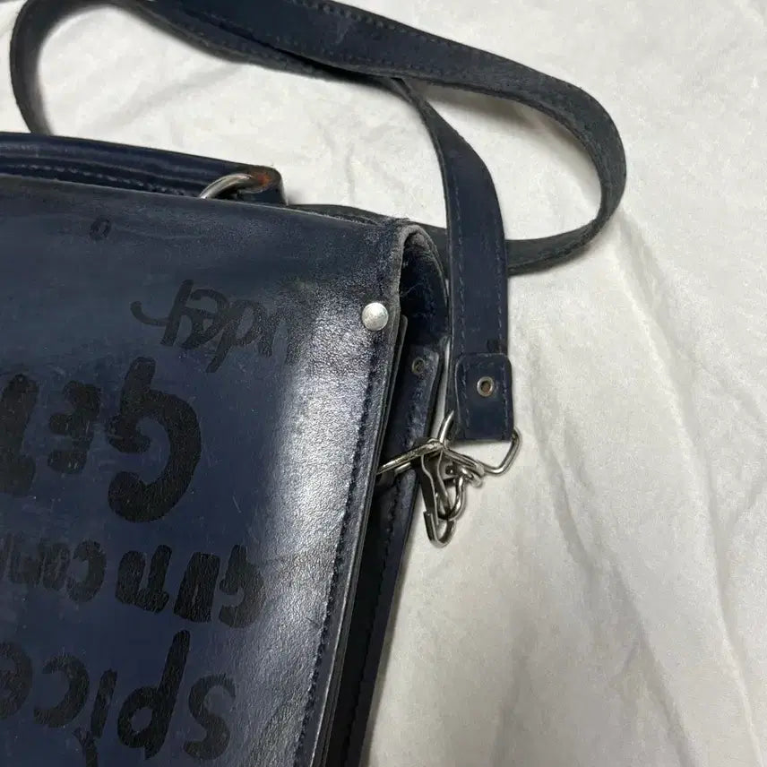 [BUNJANG] Comme des Garcons Graffiti Satchel Bag / 꼼데가르송 made in france 낙서 그래피티 사첼백