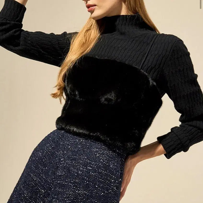 [BUNJANG] Lanvin Mink Bustier / 한섬 랑방 밍크 뷔스티에 새상품 인기품절템 우체국당일발송