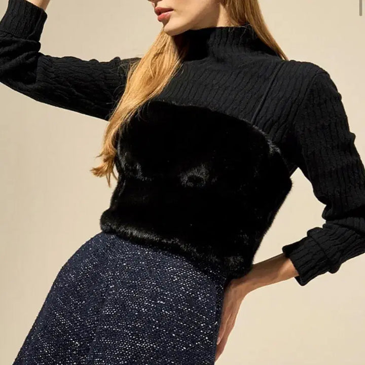 [BUNJANG] Lanvin Mink Bustier / 한섬 랑방 밍크 뷔스티에 새상품 인기품절템 우체국당일발송