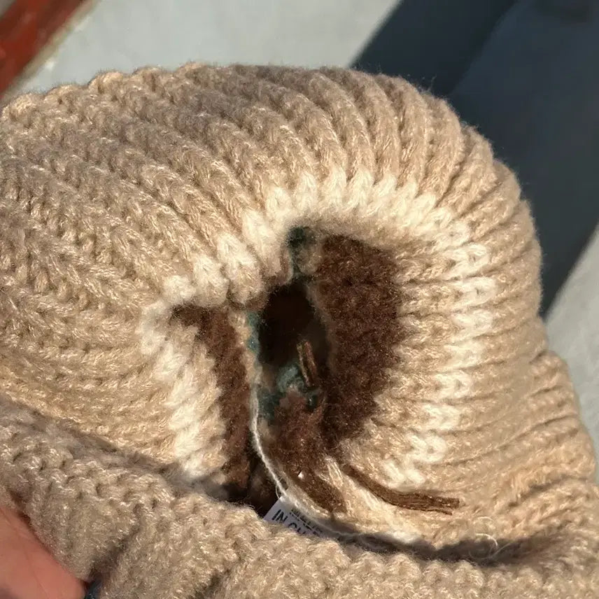 [BUNJANG] Vintage Striped Beanie / [F] 빈티지 스트라이프 비니 모자