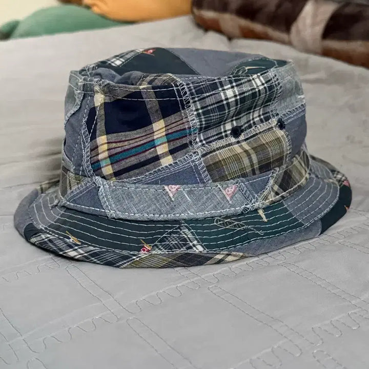 [BUNJANG] Engineered Garments x Beams Plus Patchwork Bucket Hat / 엔지니어드 가먼츠x빔즈 플러스 패치워크 버킷햇