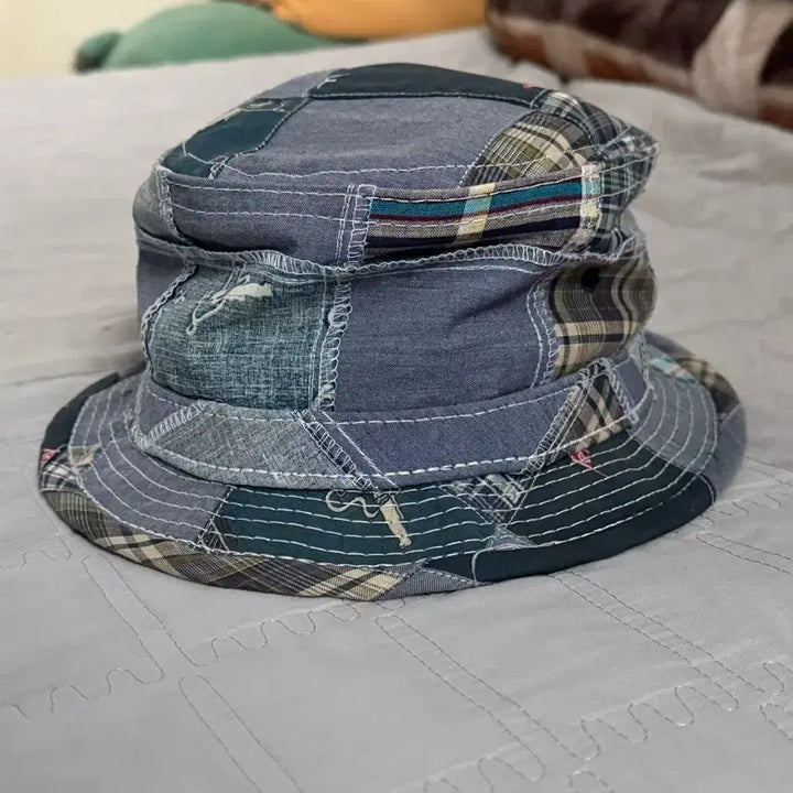 [BUNJANG] Engineered Garments x Beams Plus Patchwork Bucket Hat / 엔지니어드 가먼츠x빔즈 플러스 패치워크 버킷햇