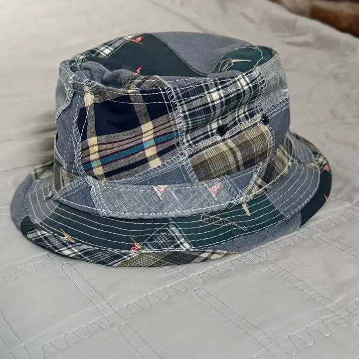 [BUNJANG] Engineered Garments x Beams Plus Patchwork Bucket Hat / 엔지니어드 가먼츠x빔즈 플러스 패치워크 버킷햇