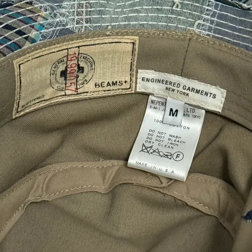 [BUNJANG] Engineered Garments x Beams Plus Patchwork Bucket Hat / 엔지니어드 가먼츠x빔즈 플러스 패치워크 버킷햇