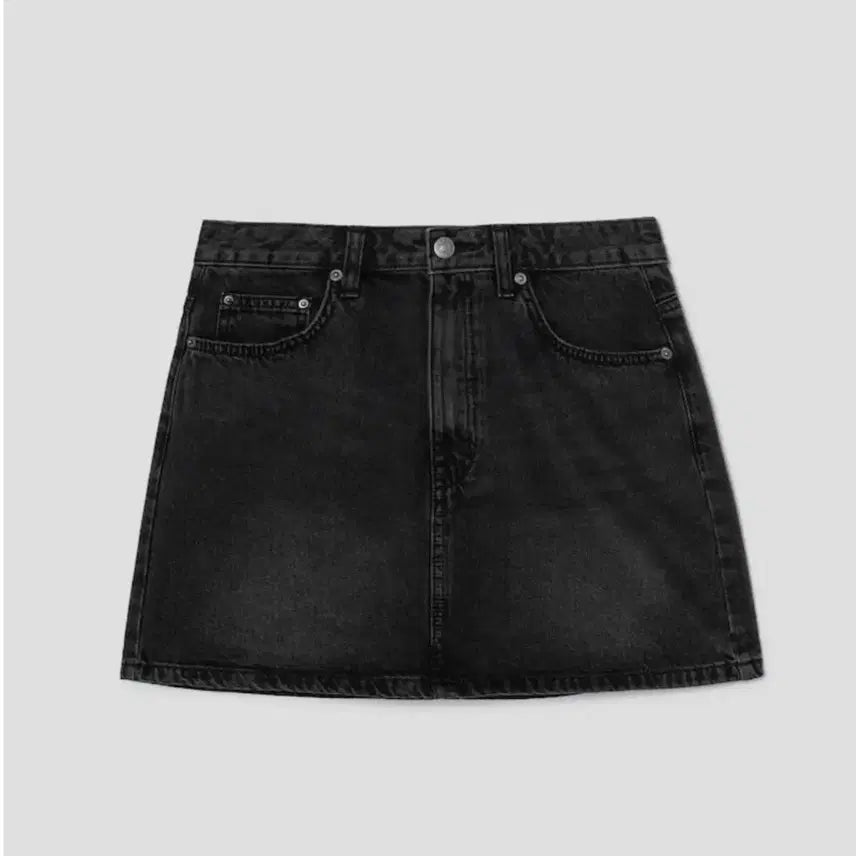 [BUNJANG] 8seconds Denim Mini Skirt / 에잇세컨즈 데님 미니스커트 (데님치마 흑청)