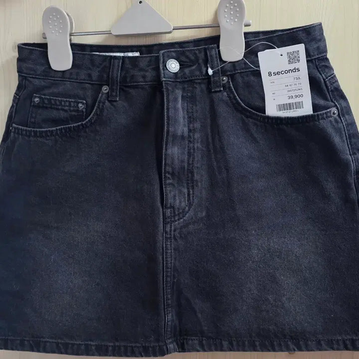 [BUNJANG] 8seconds Denim Mini Skirt / 에잇세컨즈 데님 미니스커트 (데님치마 흑청)