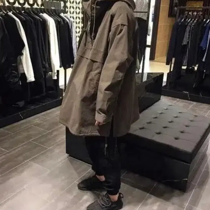 [BUNJANG] Junji Anorak Khaki 44 (95~110) Size / 준지 아노락 카키 44 (95~110) 사이즈
