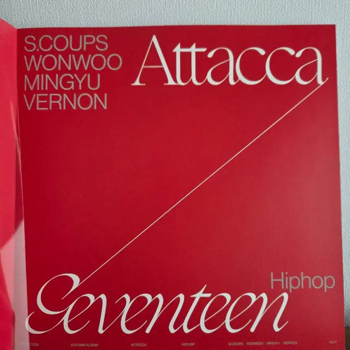[SOLD OUT] 세븐틴 Attacca/아타카 앨범+포카 일괄