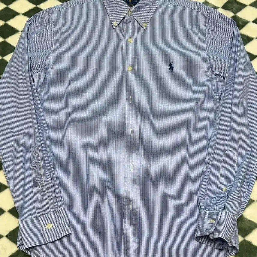 [BUNJANG] Polo Ralph Lauren Striped Slim Fit Shirt / [정품]폴로 랄프로렌 스트라이프 셔츠 슬림핏 S