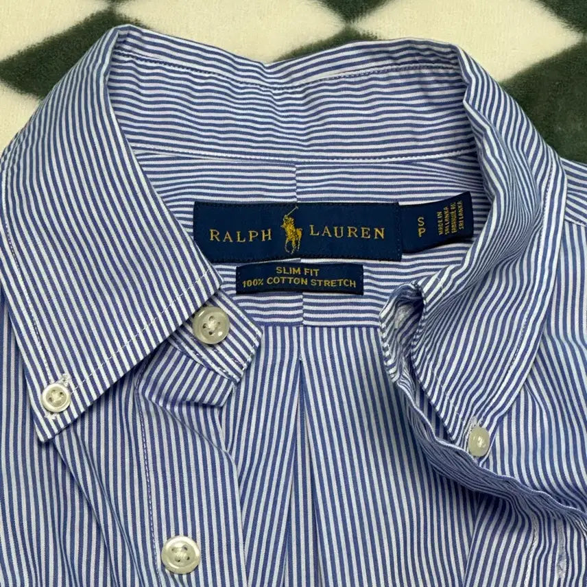 [BUNJANG] Polo Ralph Lauren Striped Slim Fit Shirt / [정품]폴로 랄프로렌 스트라이프 셔츠 슬림핏 S