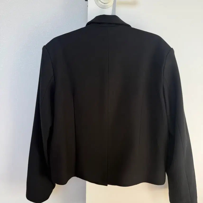 [BUNJANG] SLLOW Black Crop Jacket / SLLOW 블랙 크롭 자켓