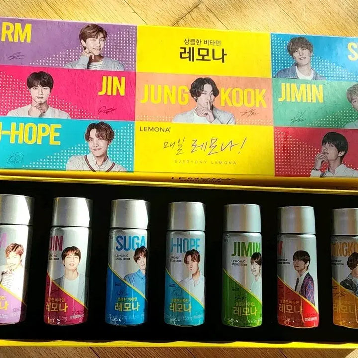 [BUNJANG] BTS Lemona Drink Full Set / 방탄소년단 레모나 드링크 풀세트