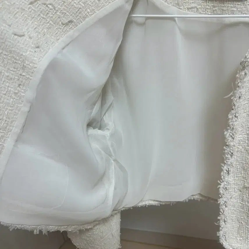 [BUNJANG] Love Me U Tweed Jacket Ivory / 러브미우 트위드자켓 아이보리