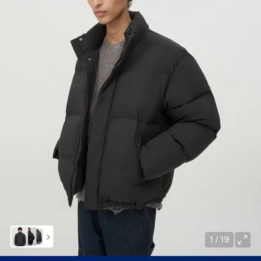 [BUNJANG] In Silence Essential Down Jacket / 인사일런스 에센셜 다운 자켓블랙