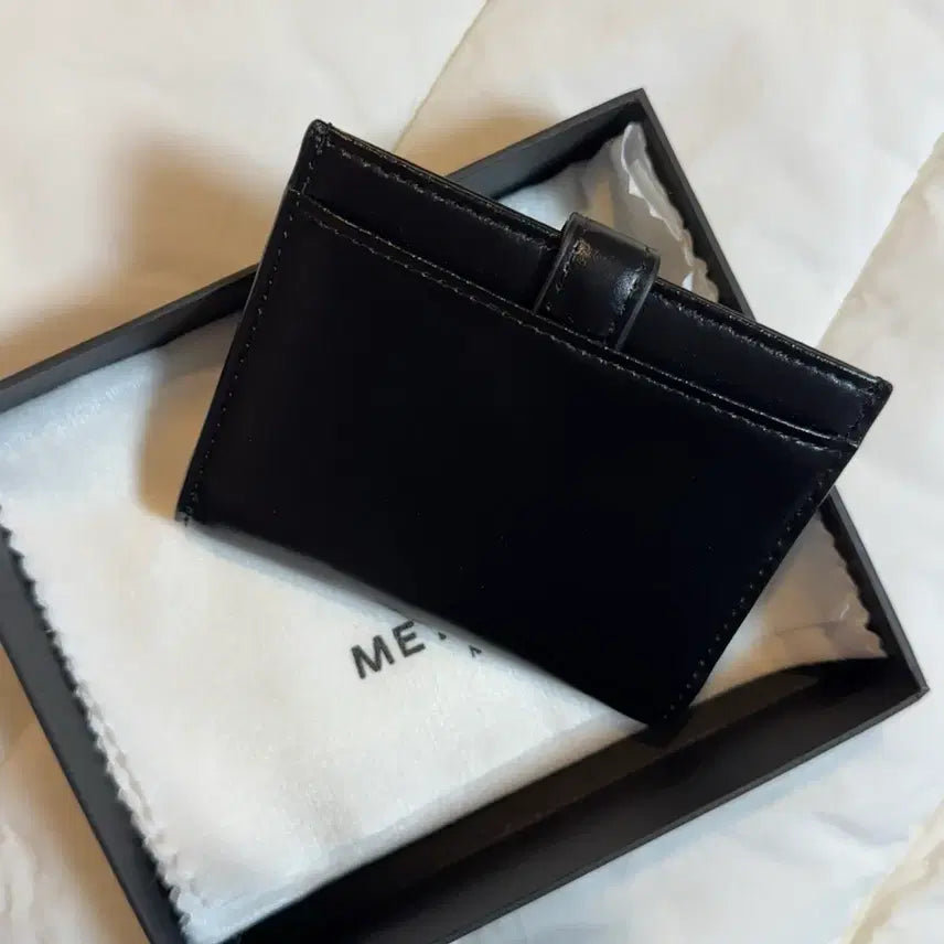 [BUNJANG] Metrocity Card Wallet Black / 매트로시티 카드지갑 블랙