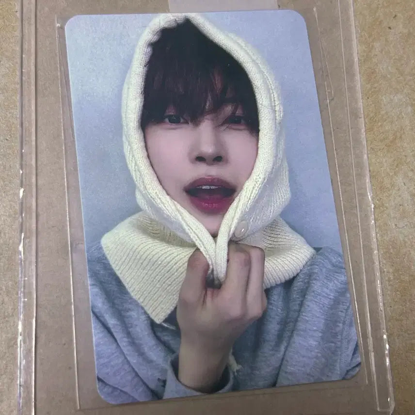[BUNJANG] ATEEZ Gunwoo Balaclava Alpha Drive One Photocard / 알디원 건우 포카 바라클라바 알파드라이브원