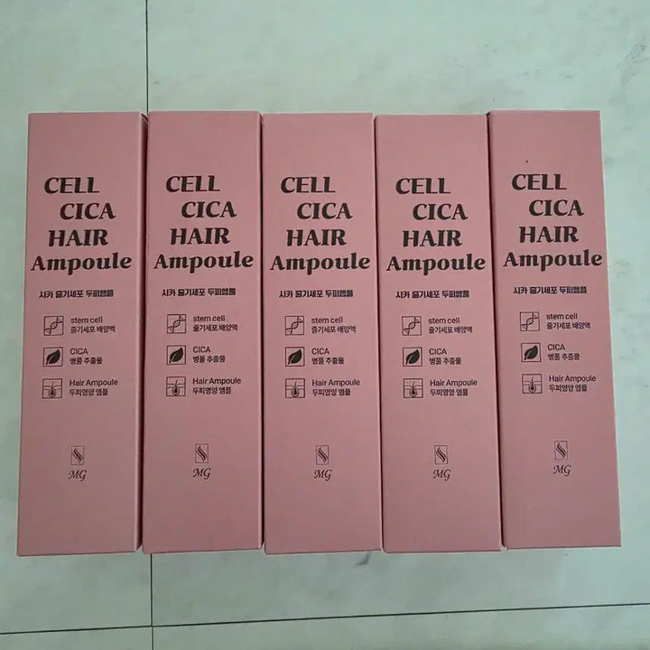 [BUNJANG] Cell Cica Hair Ampoule 140ml x 5 / 셀 시카 헤어 앰플 140ml 5개