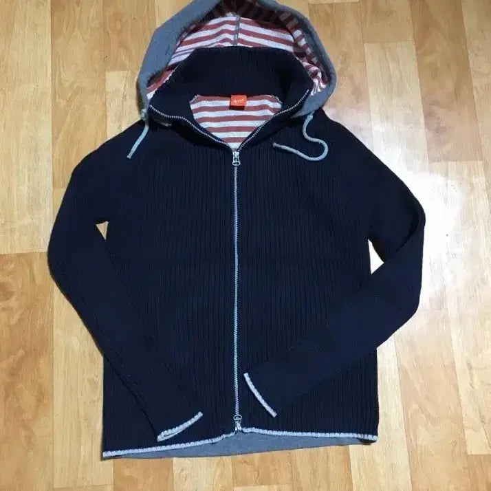 [BUNJANG] Boss Orange Label Hooded Zip-up Jacket (Navy) - M Size / 보스 오렌지 라벨 후드집업 M사이즈 95입니다 매물없는 상품입니다