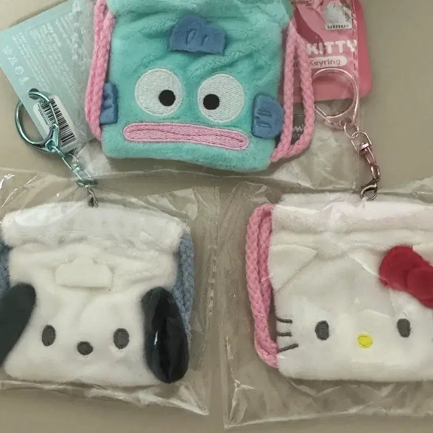 [BUNJANG] Sanrio Airpods Pouch Keyring Bundle Set / 일괄) 키티 포차코 한교동 에어팟 파우치 키링