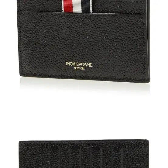 [SOLD OUT] 톰브라운 삼선탭 카드지갑 블랙