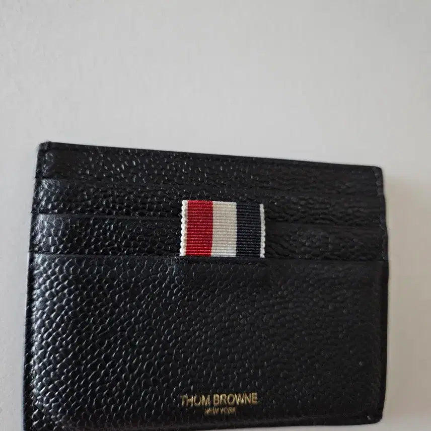 [SOLD OUT] 톰브라운 삼선탭 카드지갑 블랙