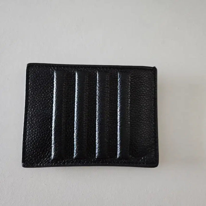 [SOLD OUT] 톰브라운 삼선탭 카드지갑 블랙