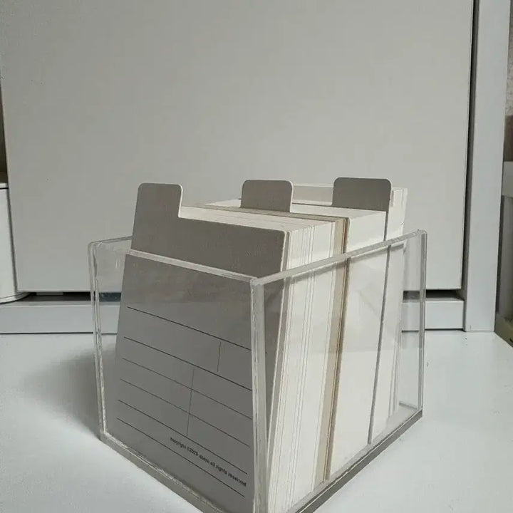 [BUNJANG] Aora Acrylic Memo Box / 아오라문구 아크릴 메모박스