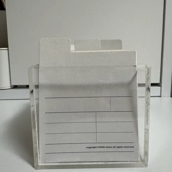[BUNJANG] Aora Acrylic Memo Box / 아오라문구 아크릴 메모박스