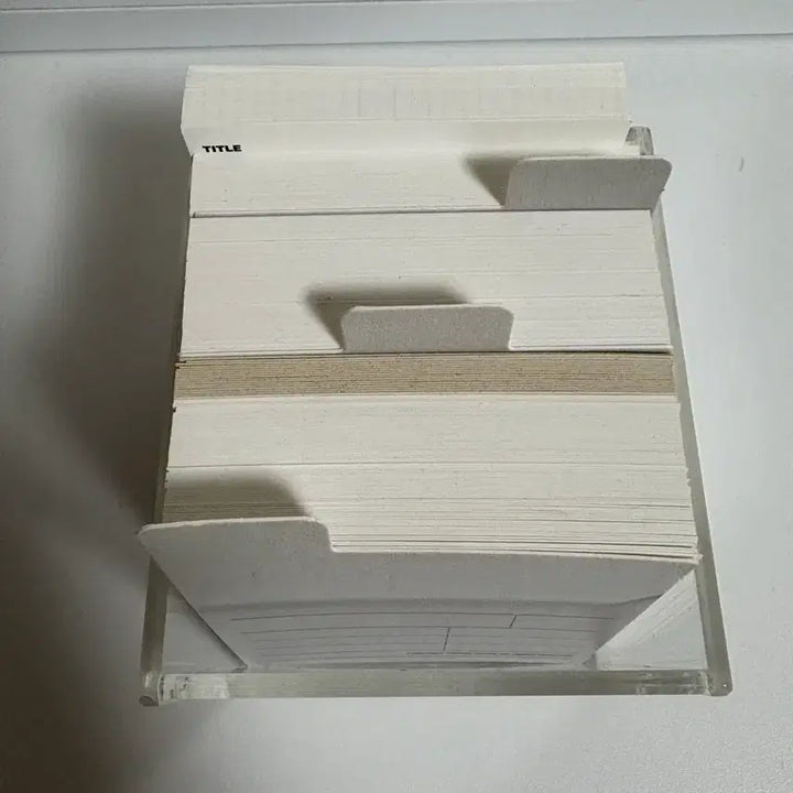 [BUNJANG] Aora Acrylic Memo Box / 아오라문구 아크릴 메모박스