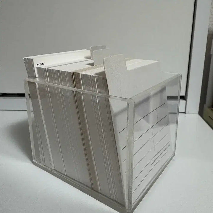 [BUNJANG] Aora Acrylic Memo Box / 아오라문구 아크릴 메모박스