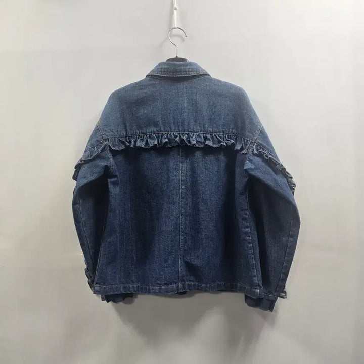 [BUNJANG] JENNY BLOOM Denim Jacket for Women / 1750 제니블룸 JENNY BLOOM 소매 셔링 데님자켓 / 여성 청자