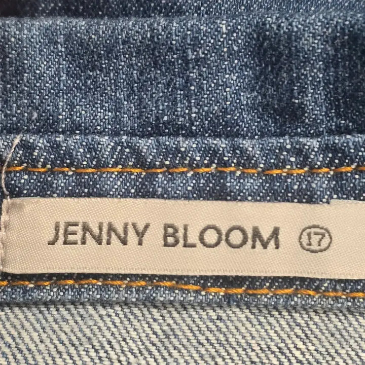 [BUNJANG] JENNY BLOOM Denim Jacket for Women / 1750 제니블룸 JENNY BLOOM 소매 셔링 데님자켓 / 여성 청자