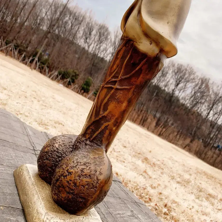 [BUNJANG] Seol Seon-o Large Bronze Sculpture / 대형 남근 황동 브론즈(고 설선오 작가 작품)