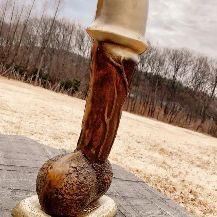 [BUNJANG] Seol Seon-o Large Bronze Sculpture / 대형 남근 황동 브론즈(고 설선오 작가 작품)