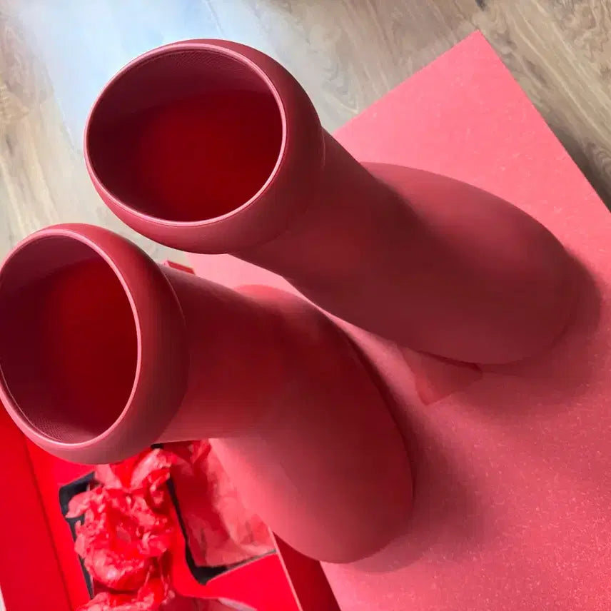 [BUNJANG] Mischief Big Red Boots / 미스치프 빅 레드 부츠 (아톰부츠)