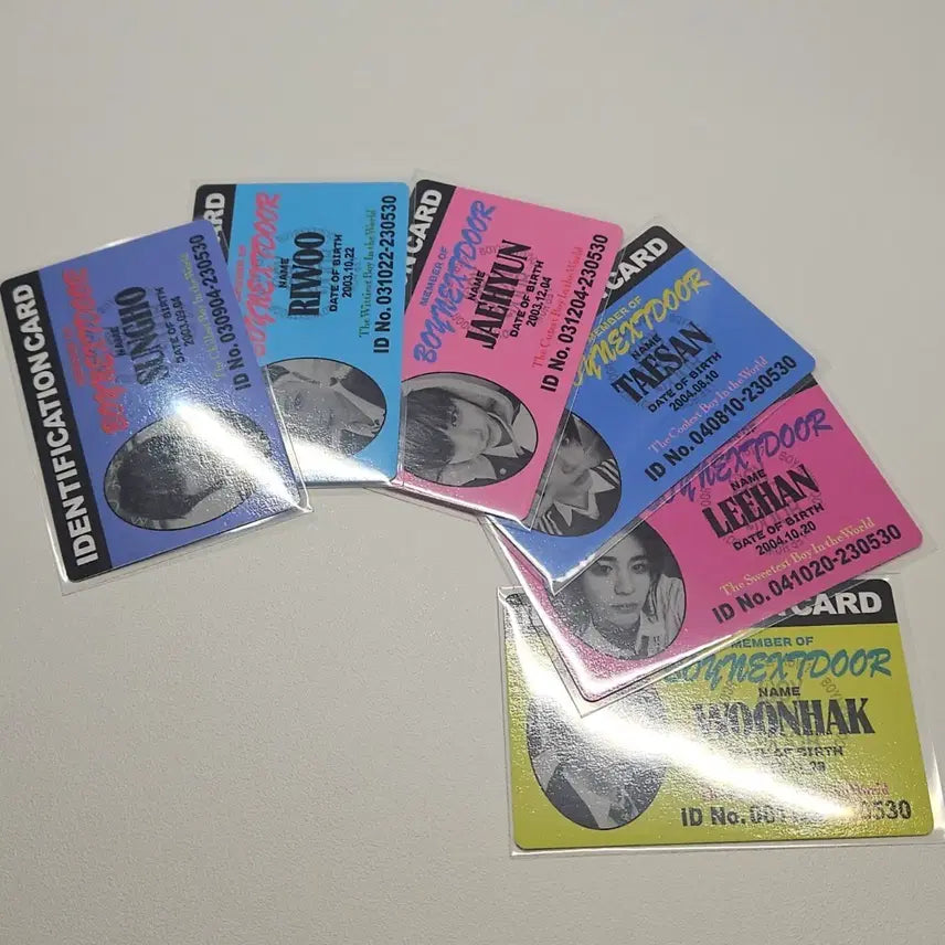 보넥도 하우 아이디카드 일괄