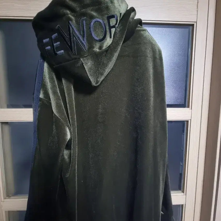 [BUNJANG] LifeWork Velvet Long Hooded T-shirt / 라이프워크 벨벳 롱 후드티셔츠free